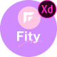 Fity – Fitness Tracking Mobile App Adobe XD UI Kits - ThemeForest Item for Sale