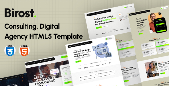 Birost - Consulting, Digital Agency HTML5 Template