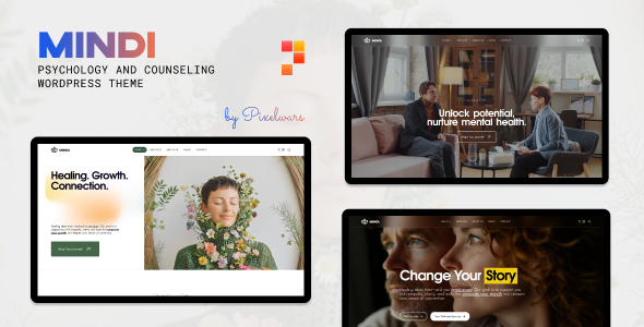 Mindi - Therapy & Psychology Counseling WordPress Theme