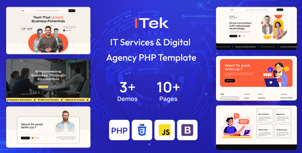 ITek - IT Services & Digital Agency PHP Template