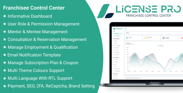 LicensePro SaaS - Franchisee Control Center