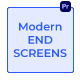 Modern End Screens - VideoHive Item for Sale