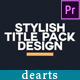 Stylish Title Pack 2 Premiere Pro - VideoHive Item for Sale
