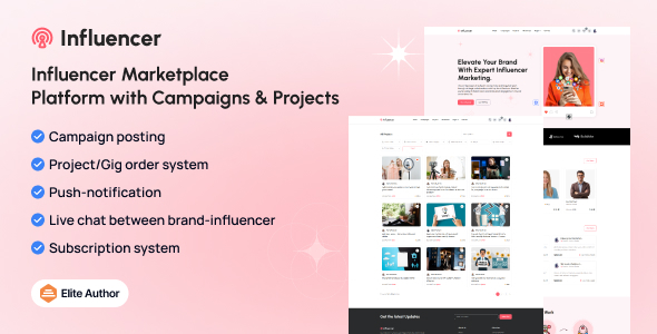 Influstar - Influencer Hiring Marketplace Platform