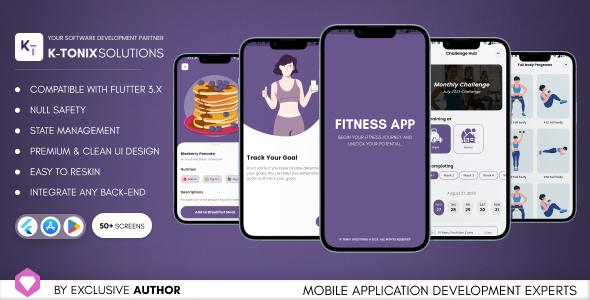 Fitness App | Premium Fitness & Workout App Flutter UI Kit