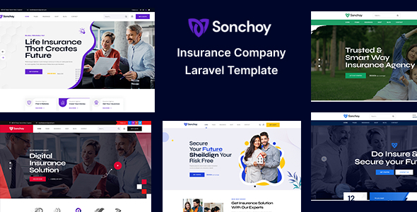 Sonchoy - Insurance Company Laravel Template