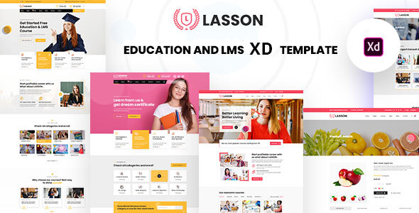 Lasson - Education and LMS XD Template