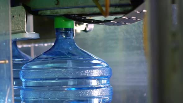 Water Production Line Conveyor Slowmotion