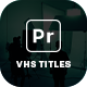 Analog VHS Text Animation - VideoHive Item for Sale
