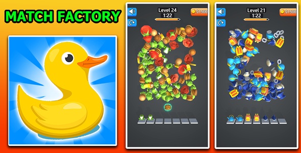 Match Factory Sort - Triple Match 3D Puzzle Game Unity Code