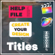 Titles | Final Cut Pro X - VideoHive Item for Sale