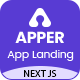 APPER - App Landing Page Next JS Template - ThemeForest Item for Sale