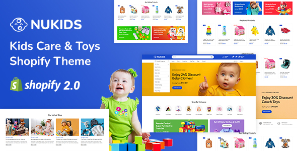 Nukids - Baby Care & Kids Store Shopify 2.0 Responsive Theme