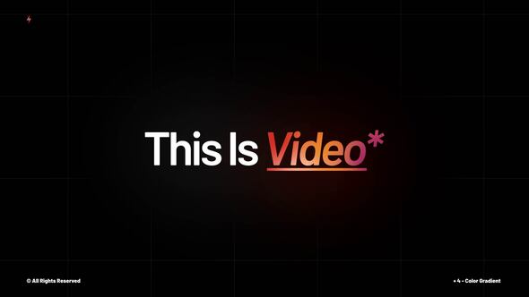 Text Preset | After Effects