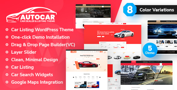 Auto Car WordPress Theme