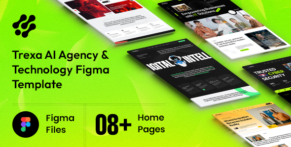 Trexa – AI Agency & Technology Figma Template