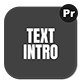 Intro Text Animation - VideoHive Item for Sale