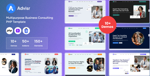 Advisr - PHP Multipurpose Business Consulting Template