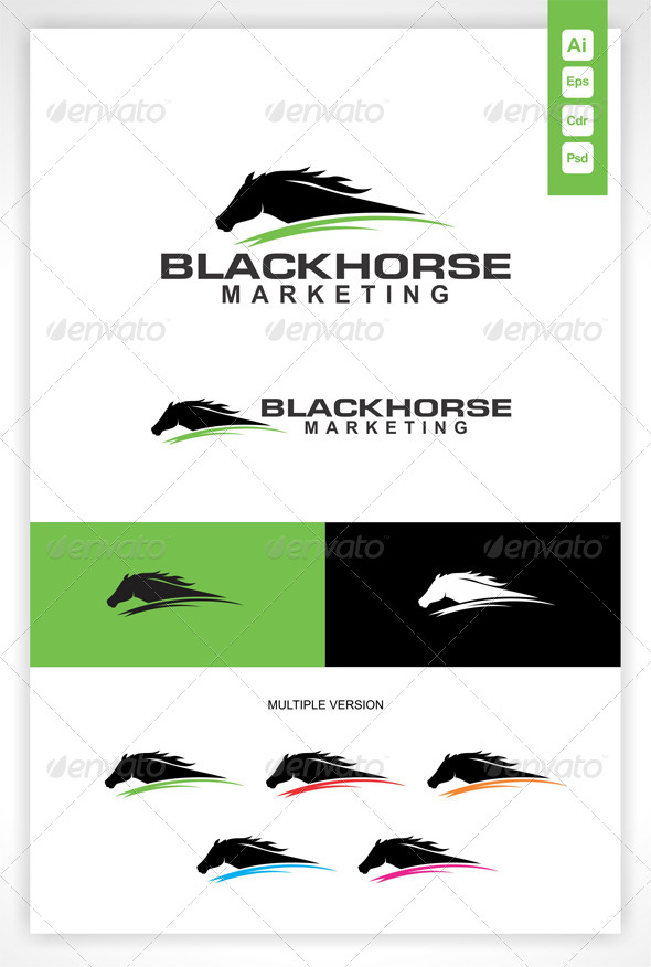 Black Horse Marketing Logo