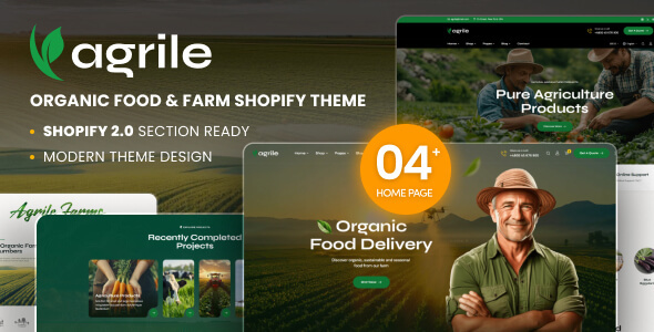 Ap Agrile - Organic Food & Farm Shopify Theme