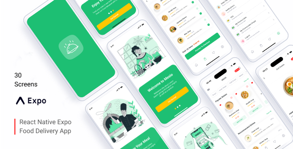Mesio – React Native Food App with Expo & Payload CMS