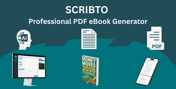 SCRIBTO – Professional PDF eBook Generator