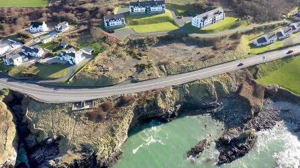 Aerial View of the N56 at Portnablagh Co