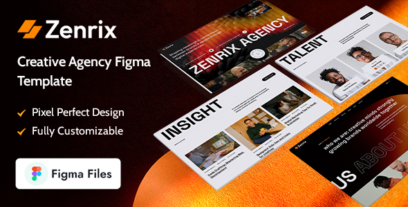 Zenrix - Creative Agency Figma Template