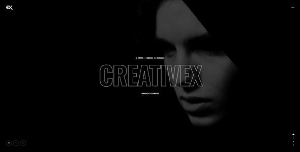 Creativex - A Bold Portfolio Template
