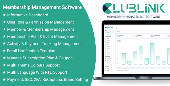 Clublink SaaS - Membership Management Software