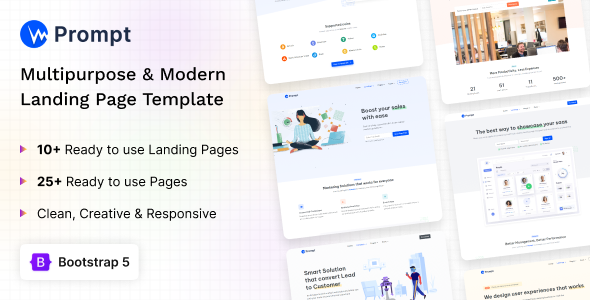 Prompt - Modern & Multipurpose Bootstrap 5 Template