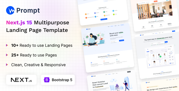 Prompt - Modern & Multipurpose Next.JS Template