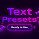 Text Presets for Premiere Pro - VideoHive Item for Sale
