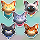 Stylized Cats Pack - 3DOcean Item for Sale