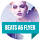 Beats A5 Flyer Template - GraphicRiver Item for Sale