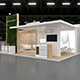 3D Exhibition Booth Model - 3DOcean Item for Sale
