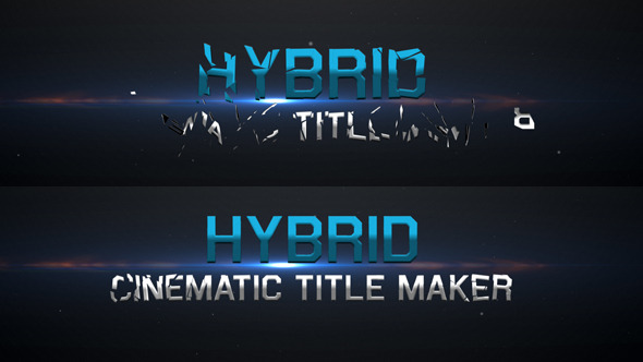 Hybrid - Cinematic Title Maker alt