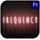Frequency Scene for Premiere Pro - VideoHive Item for Sale