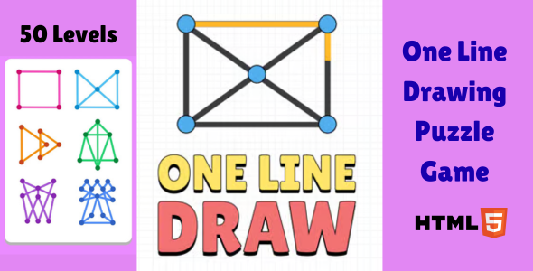 One Line Drawing Puzzle Game