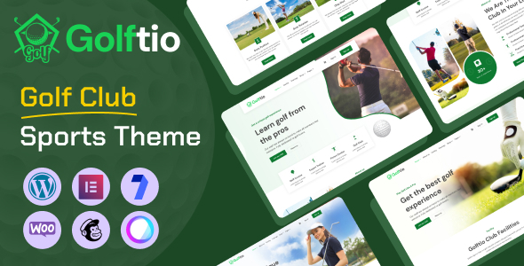 Golftio - Golf Club Sports WordPress Theme