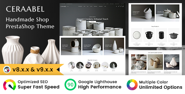 Ceraabel - Handmade, Ceramics and Pottery Shop Prestashop Theme