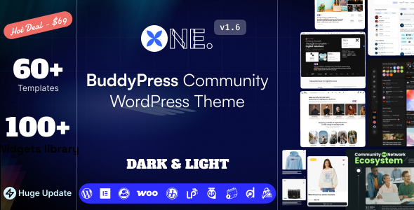 One – BuddyPress Theme for Membership & Community Sites