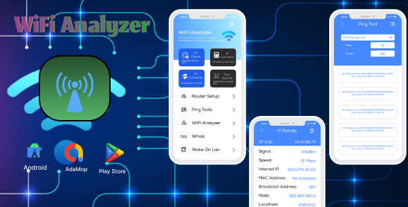 WiFi Analyzer - IP Tools-WPA WiFi Tester- - Network Scanner WPS WiFi Connect