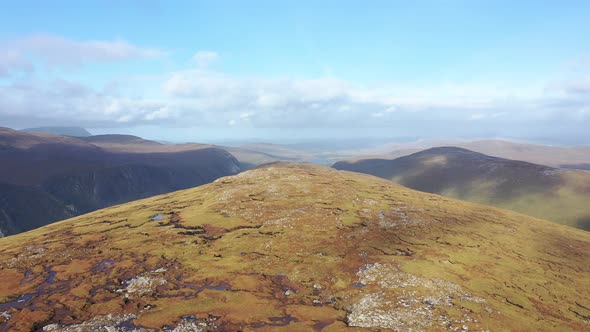 The Beautiful Farscallop Mountain in the Derryveaghs in County Donegal  Ireland