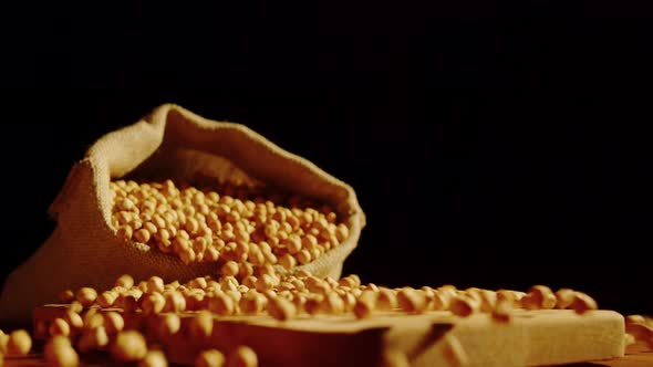 Grocery Chickpeas Texture Closeup