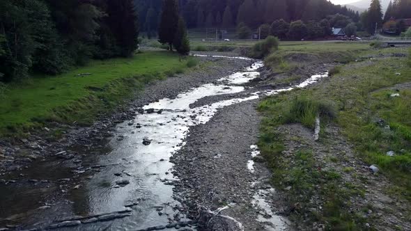 Putna River In Romania