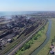 The industrial city from a bird's eye view. - VideoHive Item for Sale
