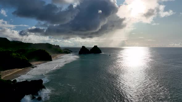 Archilepago of Fernando de Noronha islands at Pernambuco state Brazil.