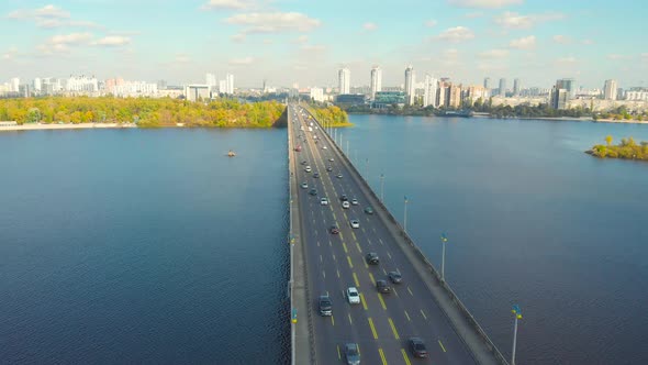 Camera Movement Along the Automobile Bridge