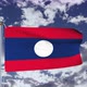 Laos Flag Waving 4k - VideoHive Item for Sale